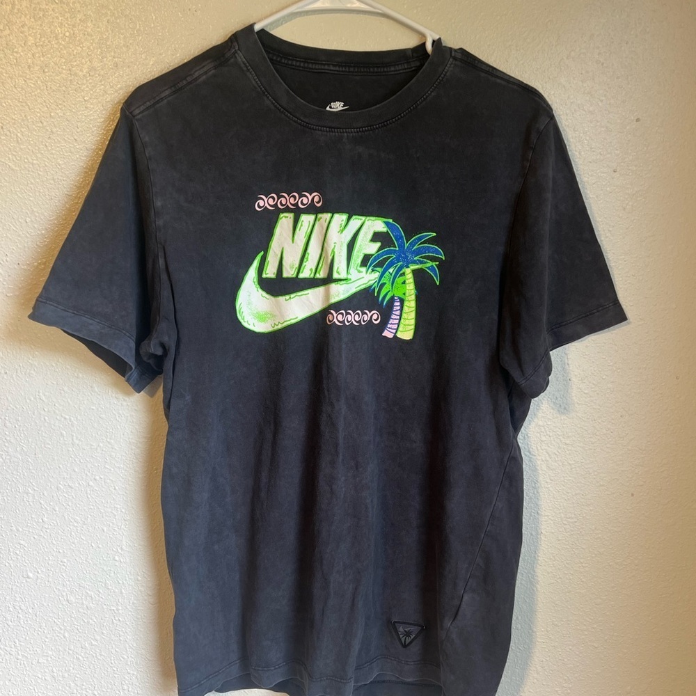 Nike Charcoal V-Neck Tee